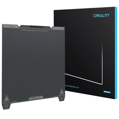 Image of Creality Official K1C Build Plate, 235x235mm Smooth Surface PEI Sheet Magnetic Flexible Spring Steel Bed Plate for K1/K1C/Ender 3/3 V2/3 V3/3 V3 KE/3 SE (Without Base)