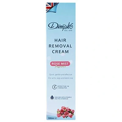Image of Dimples Hair Removal Cream Rose Mist, 100 ml