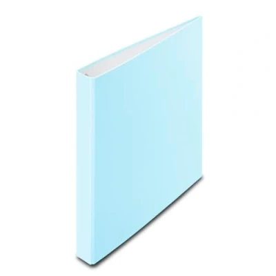 Image of Hama Folder A4 (39 mm Spine Width, Ring Binder, 4 Rings, Organiser, File Folder, with Ring, Binder for Portfolio, School, Office, Documents, Photos etc.) Cardboard Blue