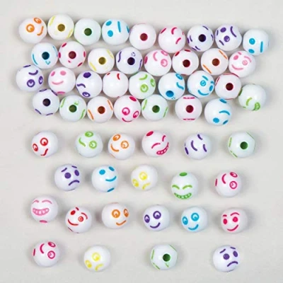 Image of Baker Ross AC685 Funny Face Beads (Pack of 300)