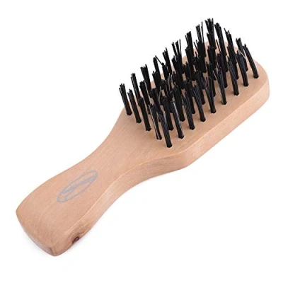 Image of Fine Lines Mini Bristle Brush Boar and Nylon Hair Soft for Afro, Wet or Curly Brushes Women Men