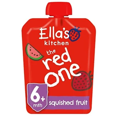 Image of Ella&#039;S Kitchen The Red One smoothie fruit 6 x 90g