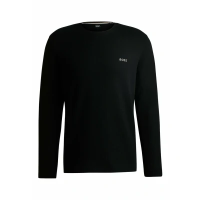 Image of BOSS Waffle Pyjama top, Men&#039;s, Size: Medium, Black one
