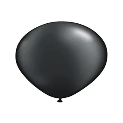 Image of Folat 19139 Black Balloons Metallic 30 cm 50 Pieces