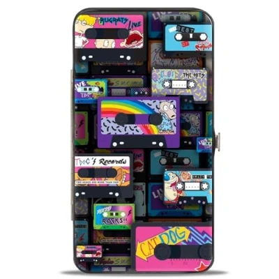 Image of Buckle Down Women&#039;s Hinge Wallet Nick 90&#039;s Rewind, Multicolor