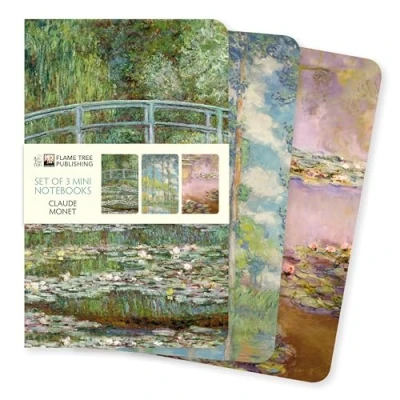 Image of Claude Monet Set of 3 Mini Notebooks (Mini Notebook Collections)