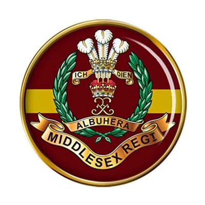 Image of Middlesex Regiment, British Army Pin Badge