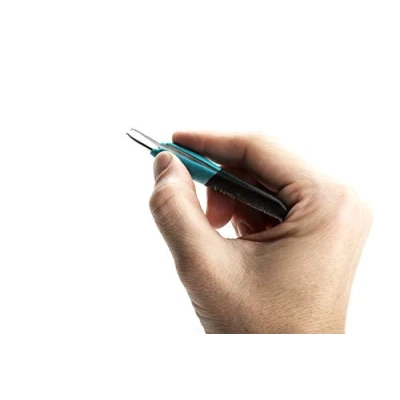 Image of Weller Erem E5CSA Precision Tweezers, Curved 30, relieved Fine Pointed Tips with Ergonomic Handles