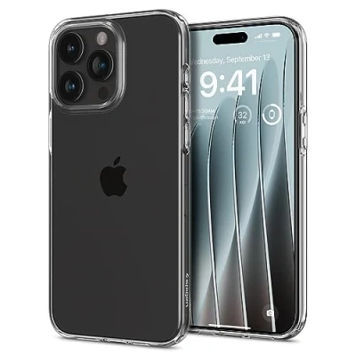 Image of Spigen Liquid Crystal TPU Back Cover Transparent Apple iPhone 15 Pro