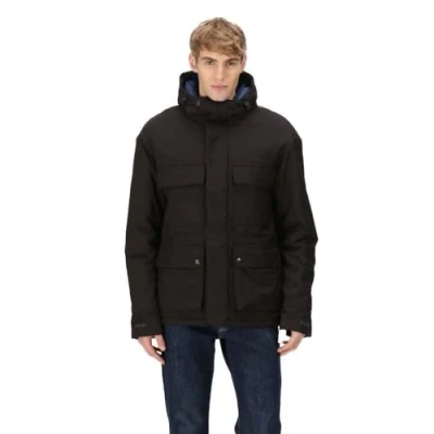 Image of Regatta Men&#039;s Raylan Jackets Waterproof Insulated, Black, M UK