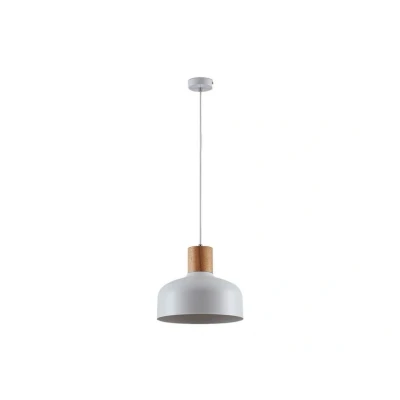 Image of Lindby Hanging light Carlise with a wooden element