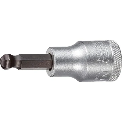 Image of Gedore IN19K7 1/2 7 x 60 mm 6 Hex Screws Screwdriver Bit Socket Silver