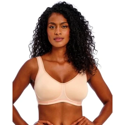 Image of Freya Active Sonic Moulded J Hook Sports Bra Storm Black 32B