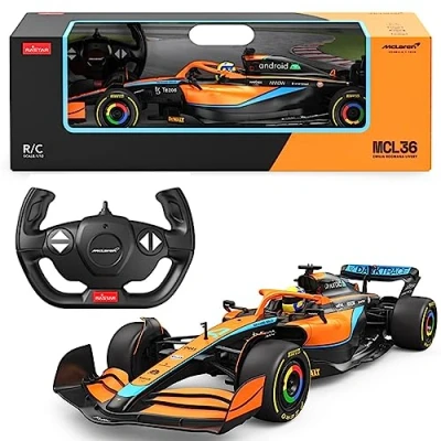 Image of KandyToys Officially Licensed McLaren MCL36 F1 Remote Control Car 1:12 Scale Model 47cm x 17cm 2.4GHz R/C