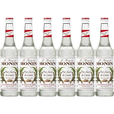 Image of Monin Pure Sugar Cane Syrup 70cl Case of 6, Transparent