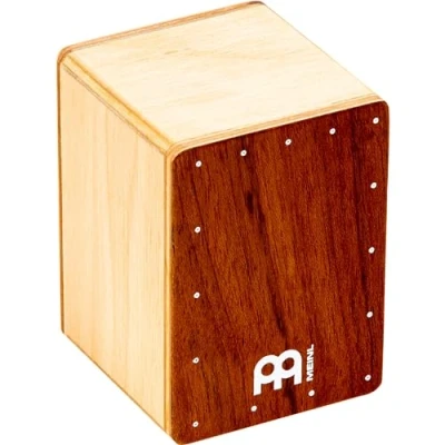 Image of Meinl Percussion Mini Cajon Shaker Musical Instrument Gift Idea Ovangkol, Natural (SH51)