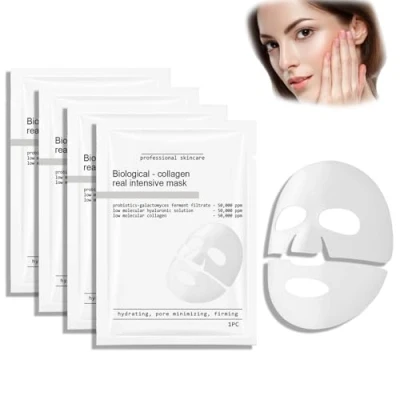 Image of Skaind Hydraglow Deep Face Mask,Skaind Collagen Mask,Collagen Anti Wrinkle Mask,Hydrating Overnight Mask, Aging Mask for Lifting, Firming, And Moisturizing (4 pcs)