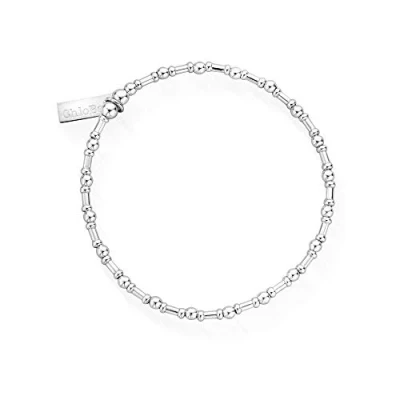 Image of ChloBo Silver Rhythm Of Water Beaded Bracelet SBRHYTHM