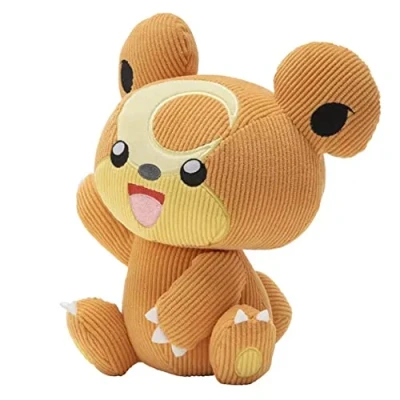 Image of POKEMON SELECT CORDUROY TEDDIURSA PLUSH 8 Inch Unique Fabric Authentic Details