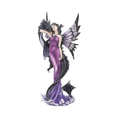 Image of Nemesis Now Guardians Embrace Small Figurine 29cm Purple