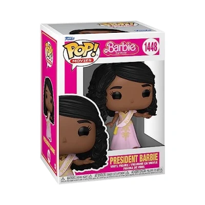 Image of Funko POP! Movies: Barbie President Collectable Vinyl Figure Gift Idea Official Merchandise Toys for Kids &amp; Adults Movies Fans Model Collectors and Display