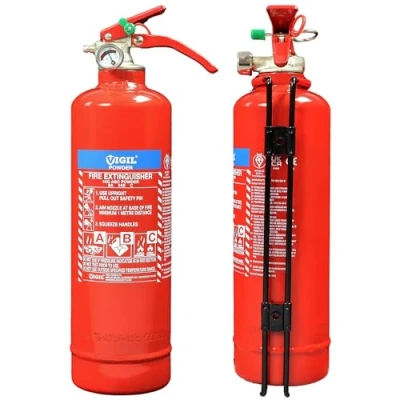 Image of Powder Fire Extinguisher Versatile &amp; Reliable Home 8A 34B C Rating Travel for Cars, Campervans Caravans Comes with 5 Year Warranty 1 kg