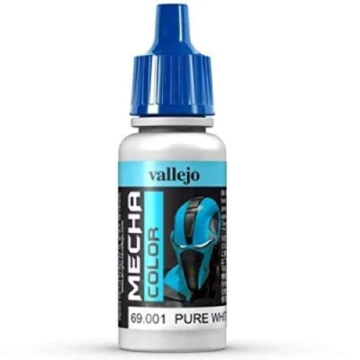 Image of Vallejo 17 ml &quot;AV Mecha Color&quot; Acrylic Airbrush Colour Pure White