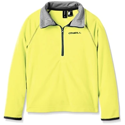 Image of O&#039;Neill Boy&#039;s 1/2 Zip Fleece Jacket Poison Yellow, 152 cm