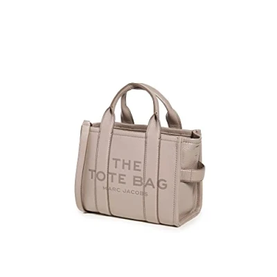 Image of Marc Jacobs Women&#039;s The Leather Small Tote, Cement, One Size, (H009L01SP21 055)