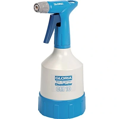 Image of GLORIA CleanMaster CM 10 hand sprayer 1.0 L spray bottle For cleaning agents acids and bases with pH 2 to 12 double stroke pump