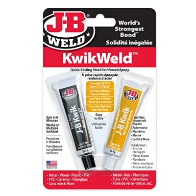 Image of JB Weld KwikWeld 8276UK Carded (2) 1 oz. Twin Tubes