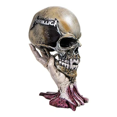 Image of Nemesis Now Metallica Sad But True Skull 22cm, Resin, Taupe