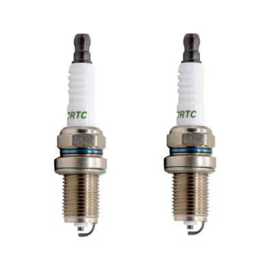 Image of TORCH 2pcs K7RTC Spark Plug Solid Terminal Repalce for 6364/BKR6ES 2330/BCPR6ES, 340/RC7YC RC7YCC C7YC Plug, FR5DC, 3010/Q22PR U 98079 5785C, OEM