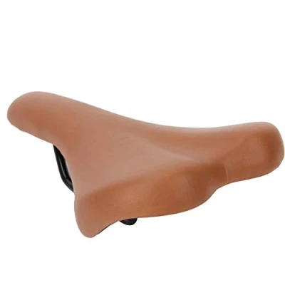 Image of Bike Saddle, Breathable Soft Mountain Seat for Cycling Lover(Brown) Bicycleseat Bicycles And Spare Parts