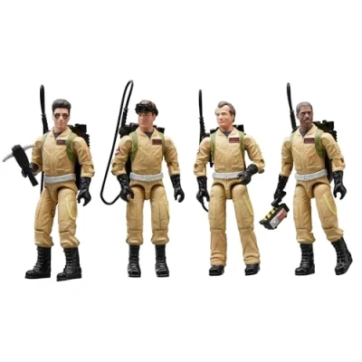 Image of Ghostbusters Plasma Pack O Ring Action Figure Set, 40th Anniversary 3.75 Inch Scale (9cm) 4 Pack, Toys for Kids Ages and Up