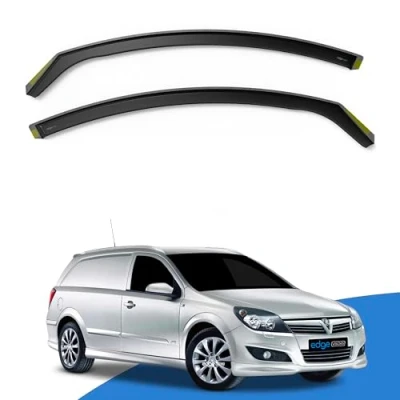 Image of EdgeVisors Wind Deflectors Set Fits: Vauxhall Astra H MK5 2004 2012 3 Door VAN Estate 2pc