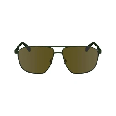 Image of Sunglasses Calvin klein Ckj24202s col. 309 Uomo Squadrata Verde