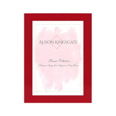 Image of Alison Kingsgate Frame in Size with Clear Perspex Sheet &amp; Wall Mounted Hook Use for Picture Frames Photo Poster (A4, Red)