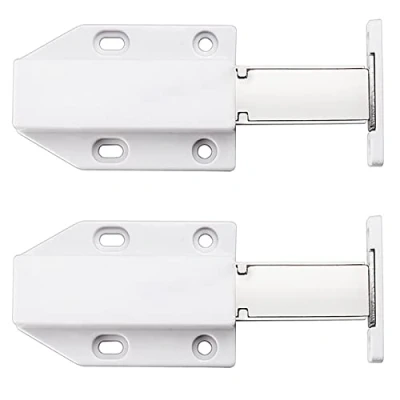 Image of SHOUCAN Magnetic Cabinet Door Touch Push Heavy Duty 2 Pack to Open Hardware for Large Release Latch Kitchen Drawer Catch Pop Out Latch,SW