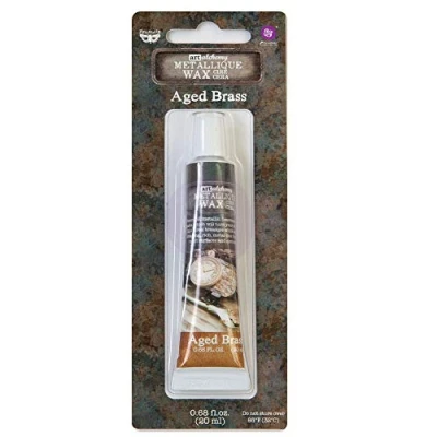 Image of Prima Marketing Finnabair Art Alchemy Metallique Wax .68 Fluid Ounce Aged Brass
