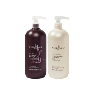 Image of Neal &amp; Wolf Cleanse Treat Shampoo Conditioner Duo 950ml