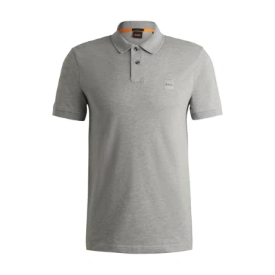 Image of BOSS Passenger Polo shirt, Men&#039;s, Size: Large, Light/pastel grey