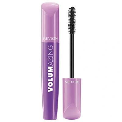 Image of Revlon Volumazing Mascara, Oversized Brush for Thick, Fluffy, Fanned Out Eye Lashes, Long Lasting, Blackened Brown (903)