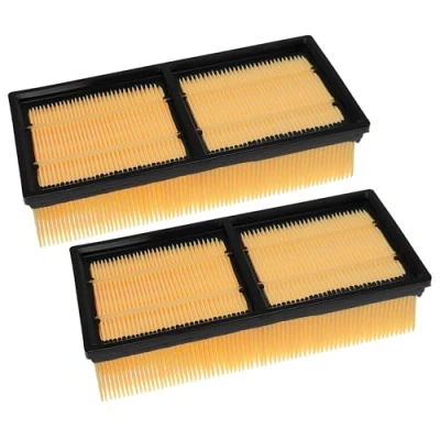 Image of vhbw Set 2x Flat Fold Filter compatible with Kärcher NT 65/2 Tact² Tc Industrial Vacuum Cleaner Pleated Element