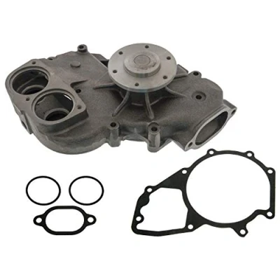 Image of 51065006492, 51065009492 Water pump FEBI BILSTEIN 11360 Grey Cast Iron with gaskets/seals