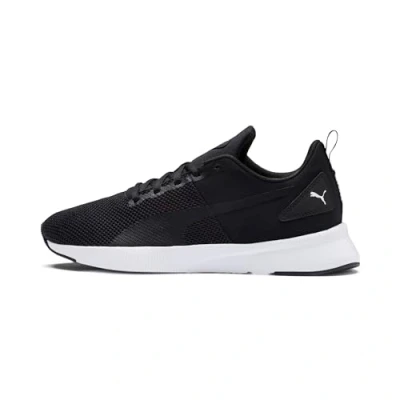 Image of Puma Flyer Runner Neutral running shoes, Men&#039;s, Size: 10, Black/white Synthetics/textile
