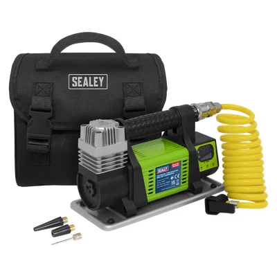 Image of Sealey Digital Tyre Inflator/Mini Air Compressor 12V