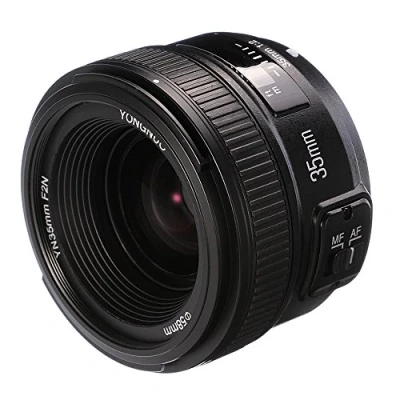 Image of YONGNUO 35mm F2.0 Lens Large Aperture Auto Focus AF Lenses for Nikon DSLR Cameras