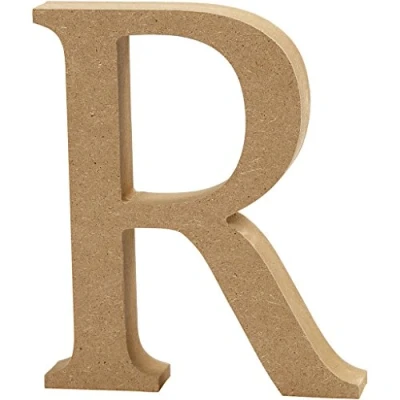 Image of Creativ 56377 Letter, H: 8 cm, MDF, R, 1pc