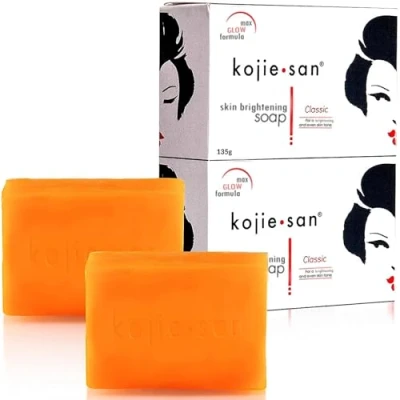 Image of Kojie San Skin Lightening Kojic Acid Soap 135g, 2 Pack by